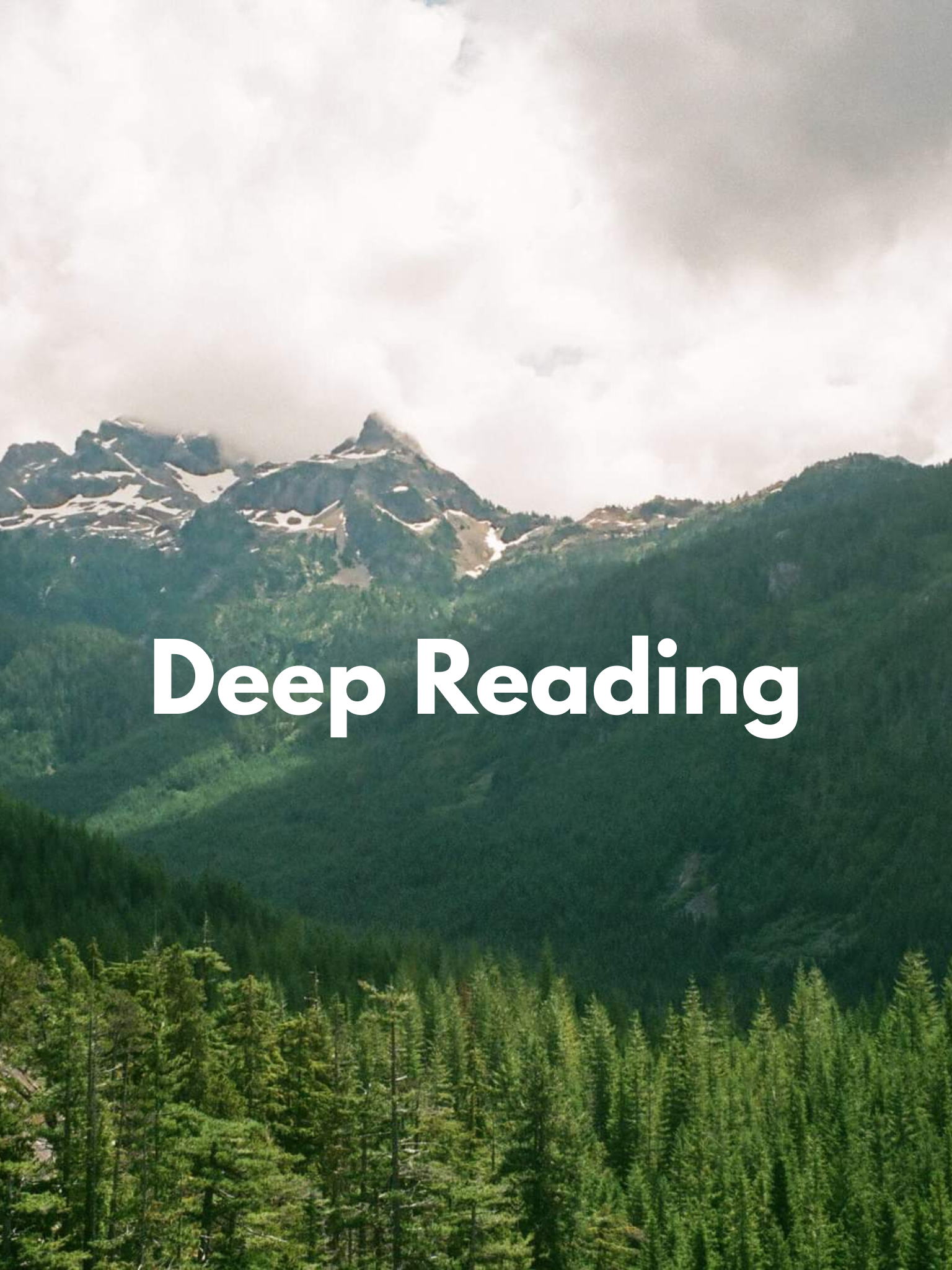 A Deep Reading